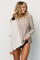 Castelo Knit Top | Natural + Sand
